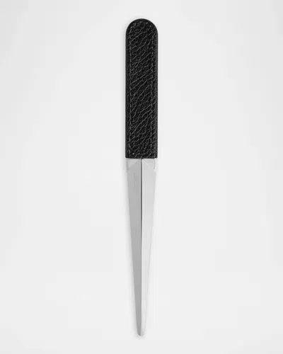 Montblanc Leather Letter Opener In Neutral