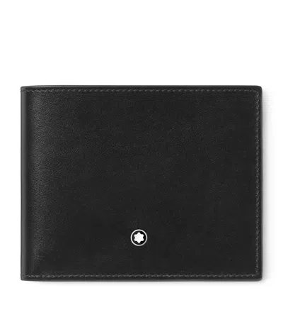 Montblanc Meisterstuck Coin Case Leather Wallet In Black
