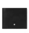 Montblanc Meisterstuck 6cc Leather Wallet In Black