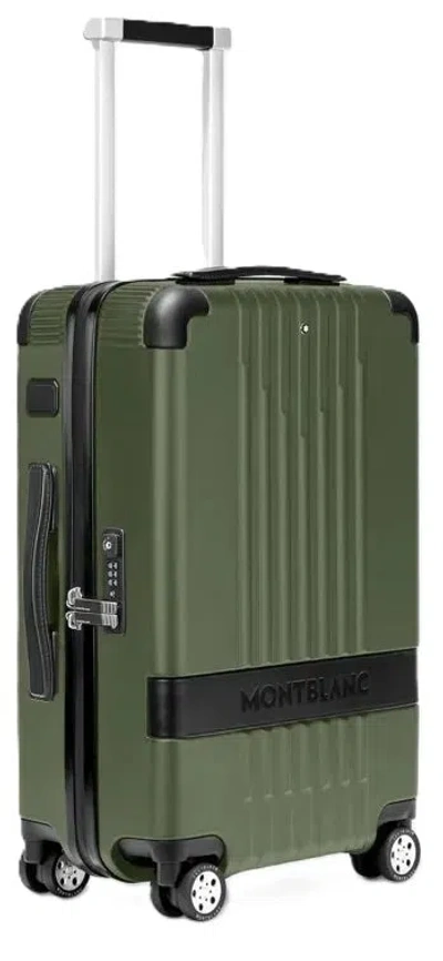 Montblanc Leather Mod. Cabin Compact Trolley - 35x55x21 (34 L) In Gold