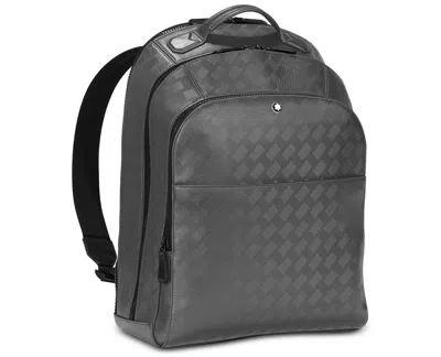 Montblanc Leather Mod. Extreme 3.0 Large Backpack 3 Compartments - 32x46x17 Gwwt1 In Gray