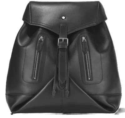 Montblanc Leather Mod. Meisterst Gwwt1 In Black