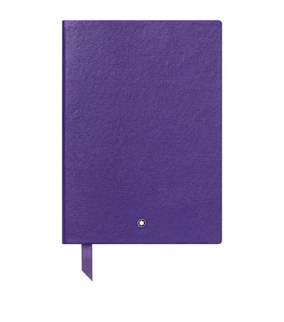 Montblanc Leather Notebook #146 In Purple