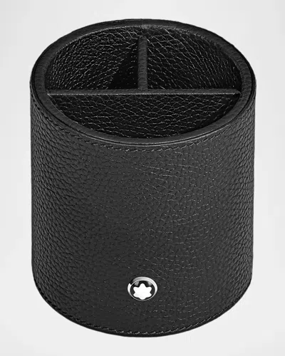 Montblanc Leather Pen Holder In Black