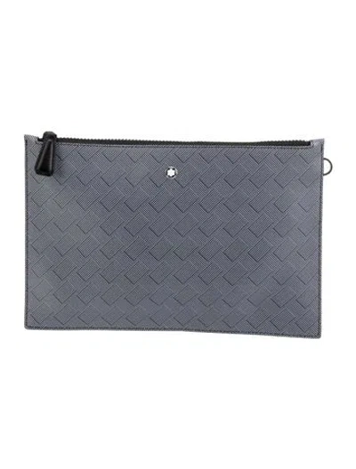 Pre-owned Montblanc Leather Portfolio In Multi