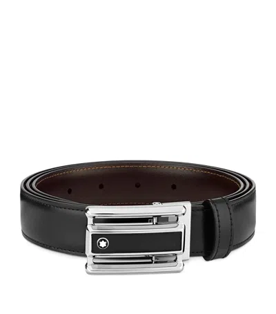 MONTBLANC LEATHER REVERSIBLE BELT