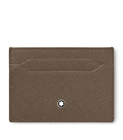 Montblanc Leather Sartorial 5cc Card Holder In Multi