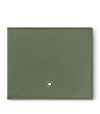 Montblanc Leather Sartorial 8cc Wallet In Neutral