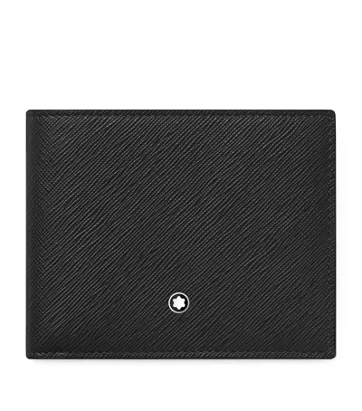Montblanc Leather Sartorial Bifold Wallet In Black