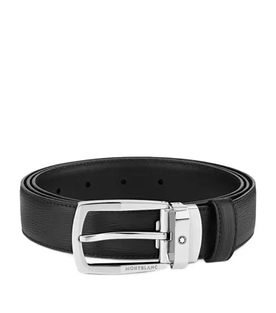 Montblanc Leather Trapeze Belt