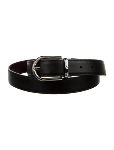 Pre-owned Montblanc Leather Waist Belt In Multi