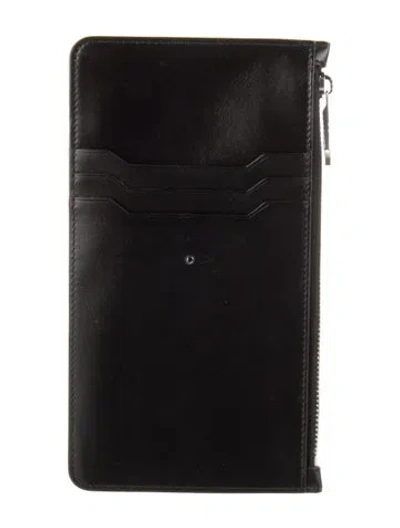 Pre-owned Montblanc Leather Wallet In Black