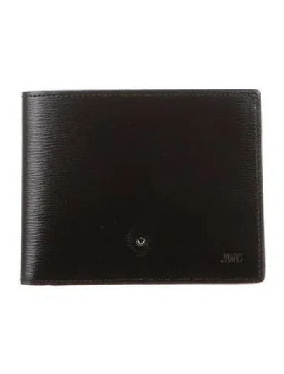 Pre-owned Montblanc Leather Wallet In Black