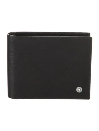 Pre-owned Montblanc Leather Wallet In Black
