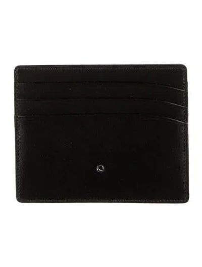 Pre-owned Montblanc Leather Wallet In Black
