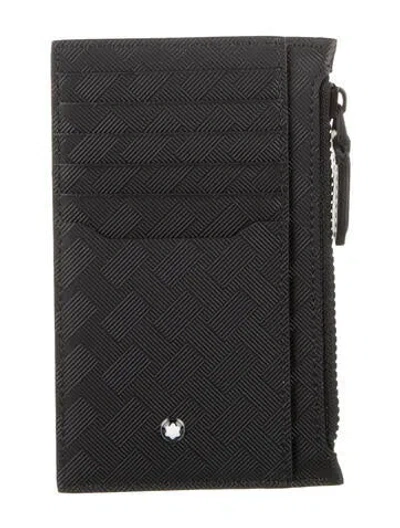 Pre-owned Montblanc Leather Wallet In Black