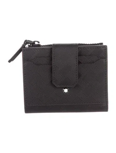 Pre-owned Montblanc Leather Wallet In Black
