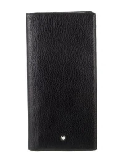 Pre-owned Montblanc Leather Wallet In Black