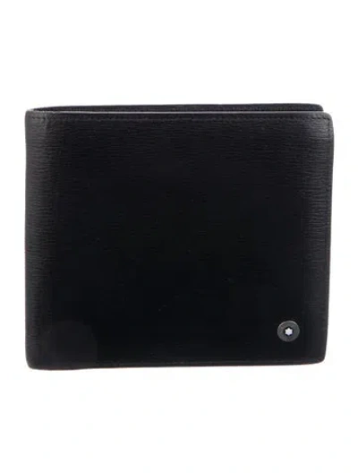 Pre-owned Montblanc Leather Wallet In Black