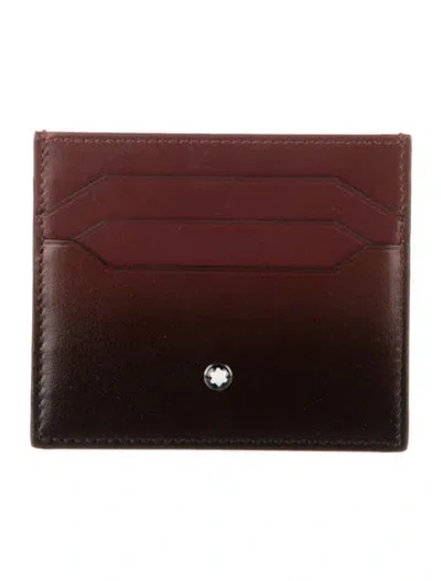 Pre-owned Montblanc Leather Wallet In Brown