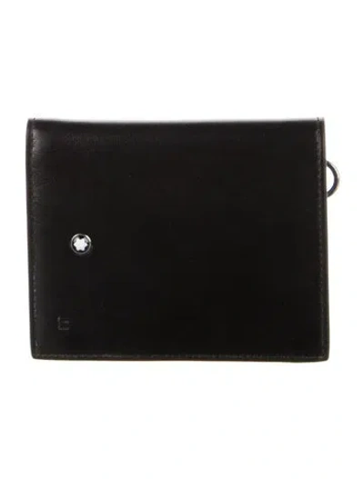 Pre-owned Montblanc Leather Wallet In Brown