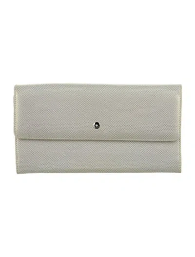 Pre-owned Montblanc Leather Wallet In Neutral