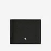 Montblanc Leather Wallet With Logo In Black