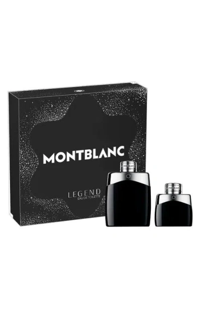 Montblanc Legend Eau De Toilette 2-piece Set $174 Value In Black
