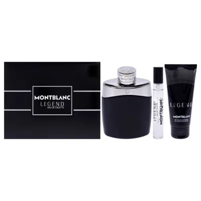 Montblanc Legendary Fragrance Trio Set: 100ml Edt Spr + 7.5ml Edt Spr + 100ml S/gel