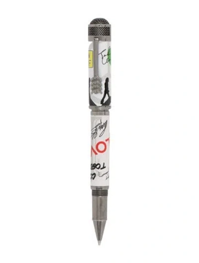 Pre-owned Montblanc Limited Edition 'the Beatles 1969' Legrand Rollerball Pen In White