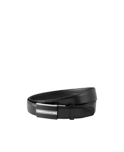 Montblanc Logo Belt In Black