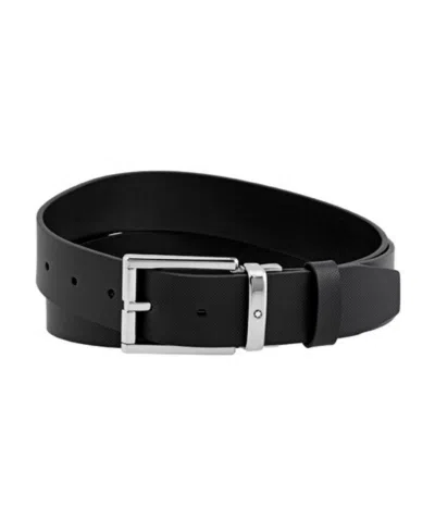 Montblanc Logo Belt In Black