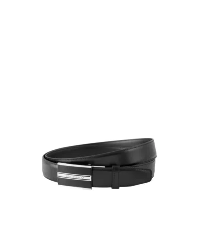 Montblanc Logo Belt In Black