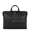 Montblanc Logo Briefcase In Black