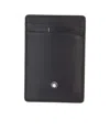Montblanc Logo Card Bag In Black