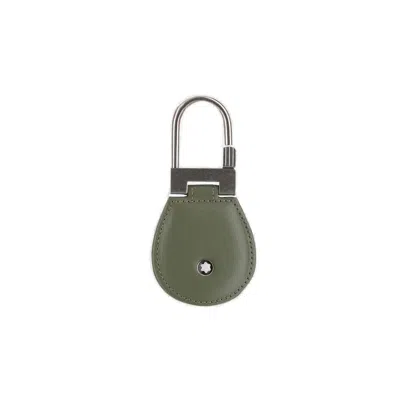 Montblanc Logo Plaque Kye Fob In Green