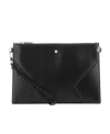 Montblanc Logo-plaque Leather Clutch Bag In Black