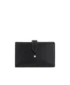 Montblanc Logo Plaque Wallet In Black