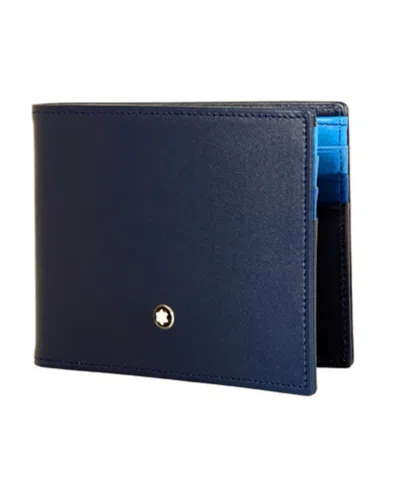 Montblanc Logo Plaque Wallet In Black