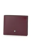 Montblanc Logo-plaque Wallet In Red