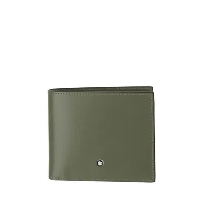 Montblanc Olive Meisterstck Wallet In Green