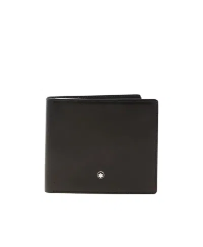 Montblanc Logo Wallet In Black