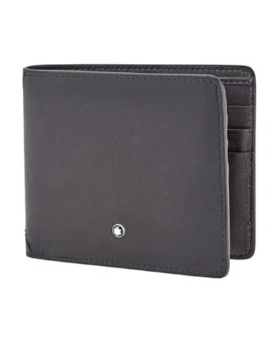 Montblanc Logo Wallet In Black