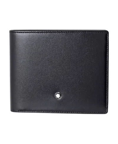 Montblanc Logo Wallet In Black