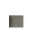 Montblanc Logo Wallet In Medium Gray