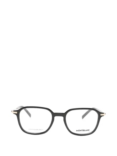 Montblanc Logo-detail Glasses In Black