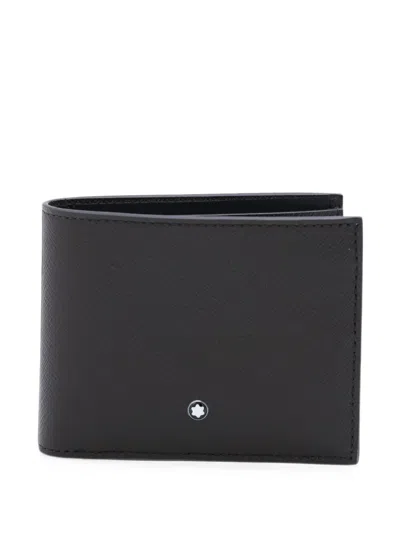 Montblanc Logo-plaque Bifold Wallet In Black