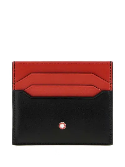 Montblanc Logo-plaque Card Holder In Black