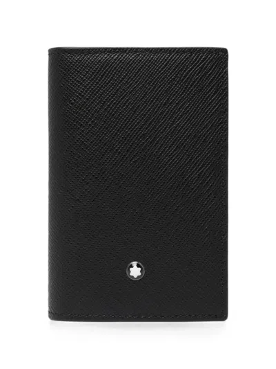 Montblanc Card Holder 2cc In Sartorial Leather In Black