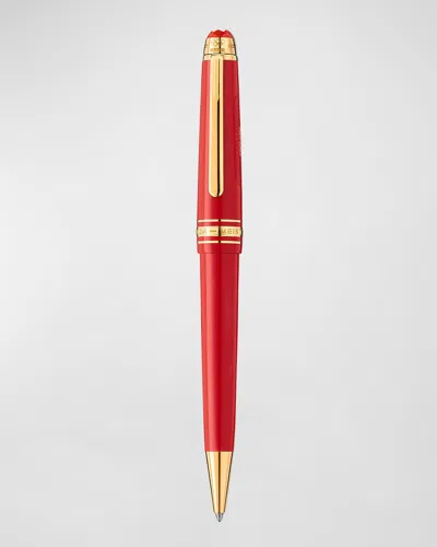 Montblanc Meisterstück X Olympic Heritage Paris 1924 Midsize Ballpoint In Red